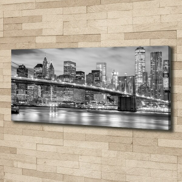 Cuadro canvas moderno de gran formato horizontal Manhattan Nueva York