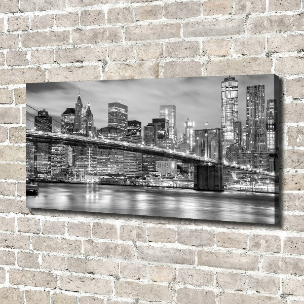 Cuadro canvas moderno de gran formato horizontal Manhattan Nueva York