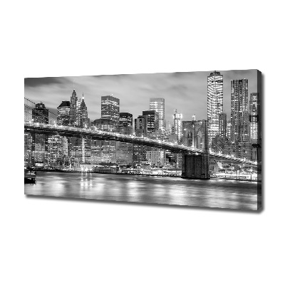 Cuadro canvas moderno de gran formato horizontal Manhattan Nueva York