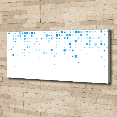 Foto obraz na płótnie Niebieskie kwadraty