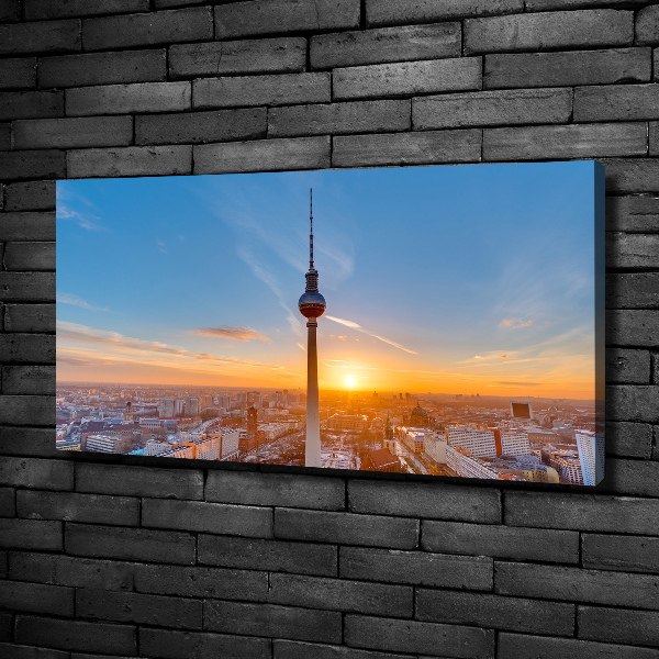 Cuadro canvas con impresión uv duradera horizontal Torre de televisión