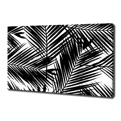 Foto en lienzo con acabado profesional horizontal hojas de palma