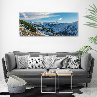 Cuadro canvas con impresión uv duradera horizontal La corona de los montes Tatra