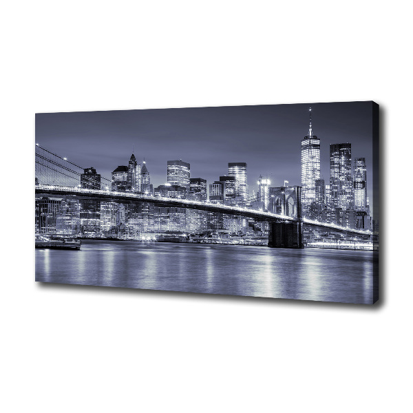 Cuadro canvas con impresión uv duradera horizontal Manhattan Nueva York