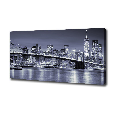 Cuadro canvas con impresión uv duradera horizontal Manhattan Nueva York