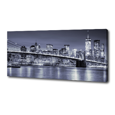 Cuadro canvas con impresión uv duradera horizontal Manhattan Nueva York