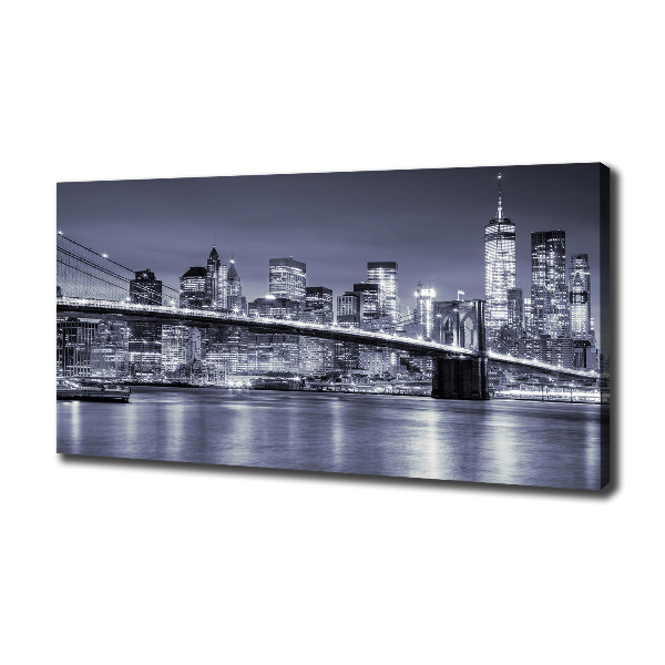 Cuadro canvas con impresión uv duradera horizontal Manhattan Nueva York