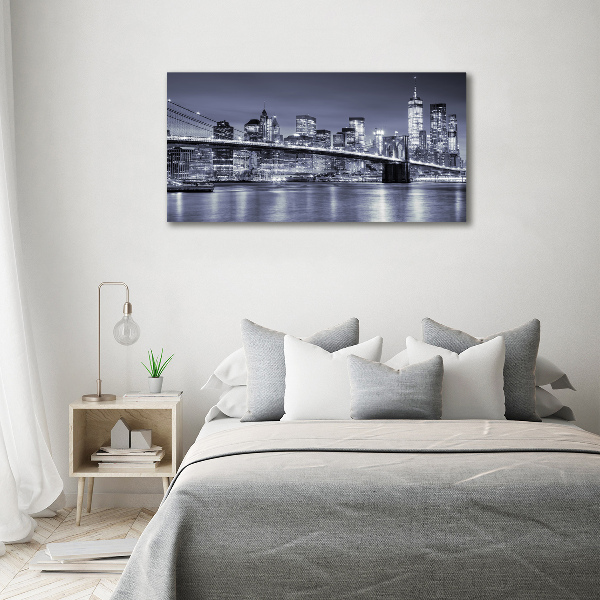 Cuadro canvas con impresión uv duradera horizontal Manhattan Nueva York