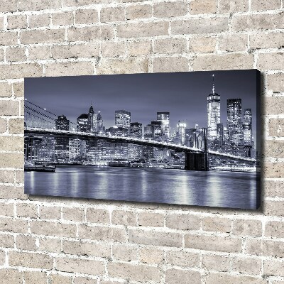 Cuadro canvas con impresión uv duradera horizontal Manhattan Nueva York