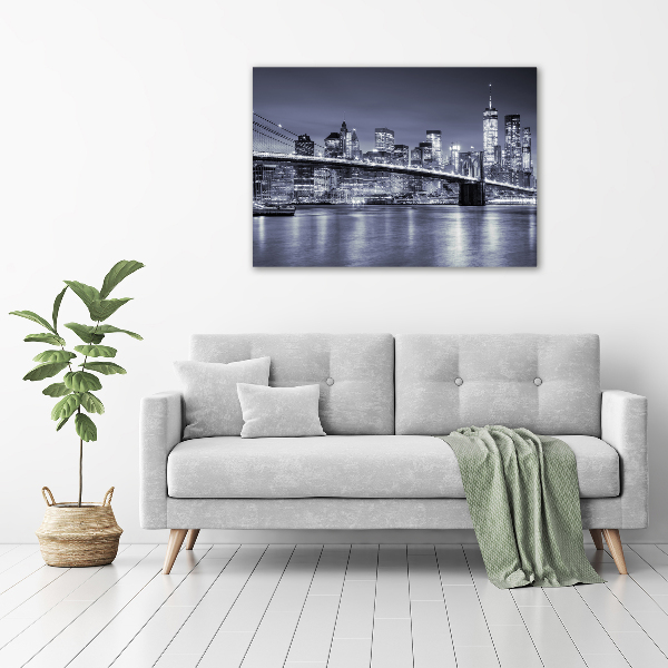 Cuadro canvas con impresión uv duradera horizontal Manhattan Nueva York