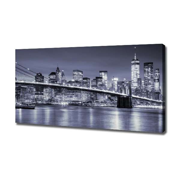Cuadro canvas con impresión uv duradera horizontal Manhattan Nueva York