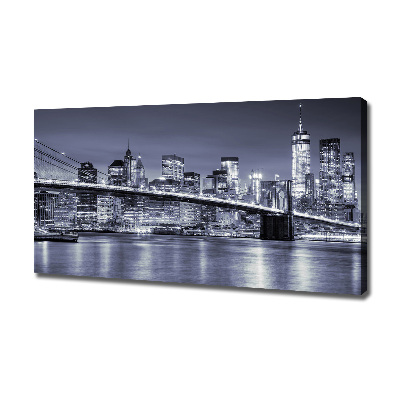 Cuadro canvas con impresión uv duradera horizontal Manhattan Nueva York