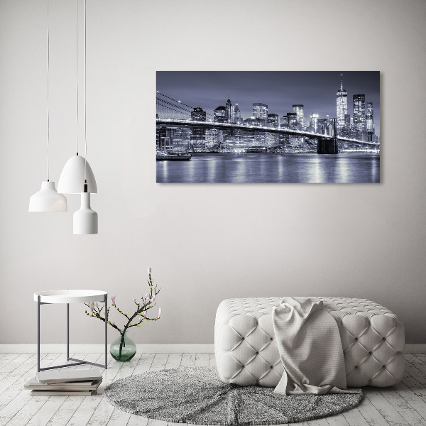 Cuadro canvas con impresión uv duradera horizontal Manhattan Nueva York