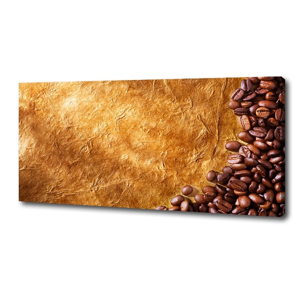 Fotocuadro en lienzo de alta calidad horizontal Granos de café