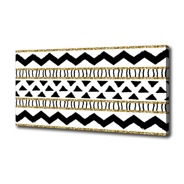 Cuadro canvas con impresión uv duradera horizontal origen étnico