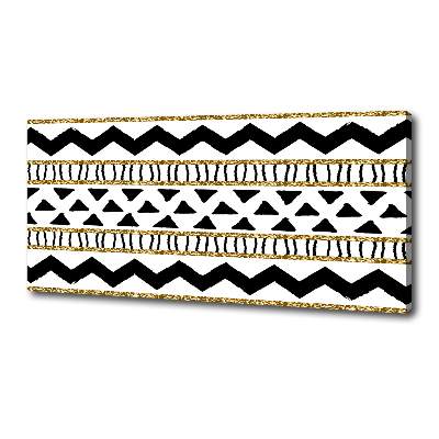 Cuadro canvas con impresión uv duradera horizontal origen étnico