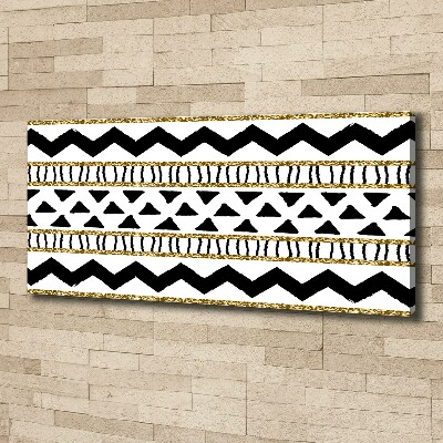 Cuadro canvas con impresión uv duradera horizontal origen étnico