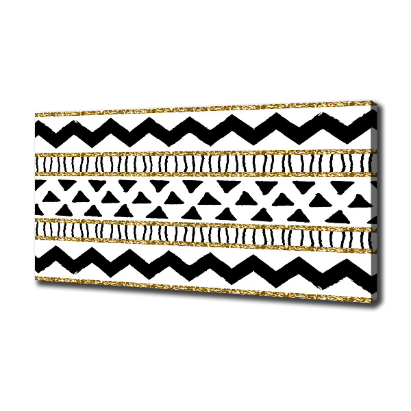 Cuadro canvas con impresión uv duradera horizontal origen étnico