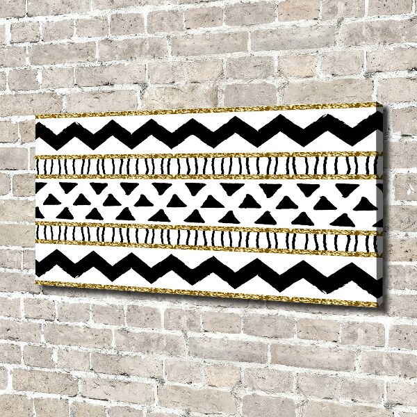 Cuadro canvas con impresión uv duradera horizontal origen étnico