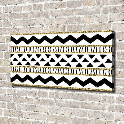 Cuadro canvas con impresión uv duradera horizontal origen étnico