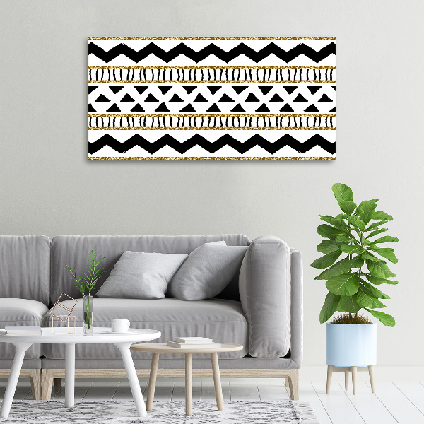 Cuadro canvas con impresión uv duradera horizontal origen étnico