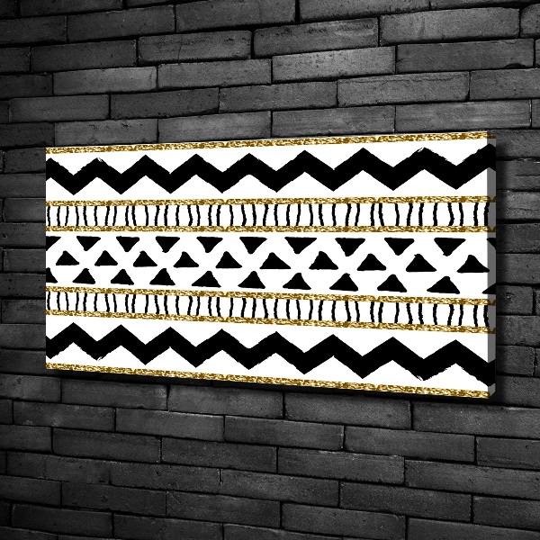 Cuadro canvas con impresión uv duradera horizontal origen étnico