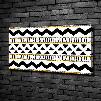 Cuadro canvas con impresión uv duradera horizontal origen étnico