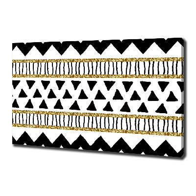 Cuadro canvas con impresión uv duradera horizontal origen étnico