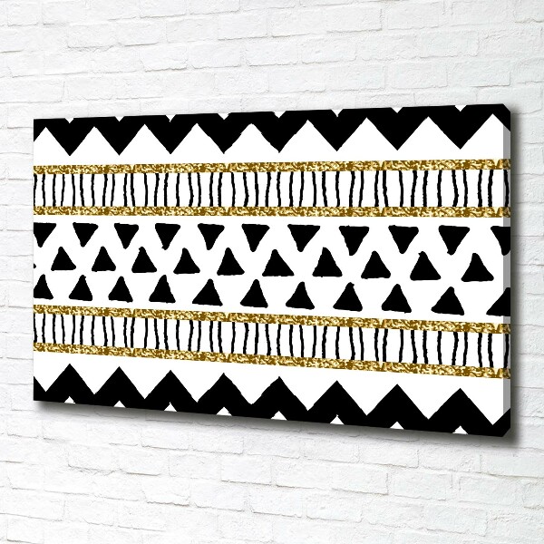 Cuadro canvas con impresión uv duradera horizontal origen étnico