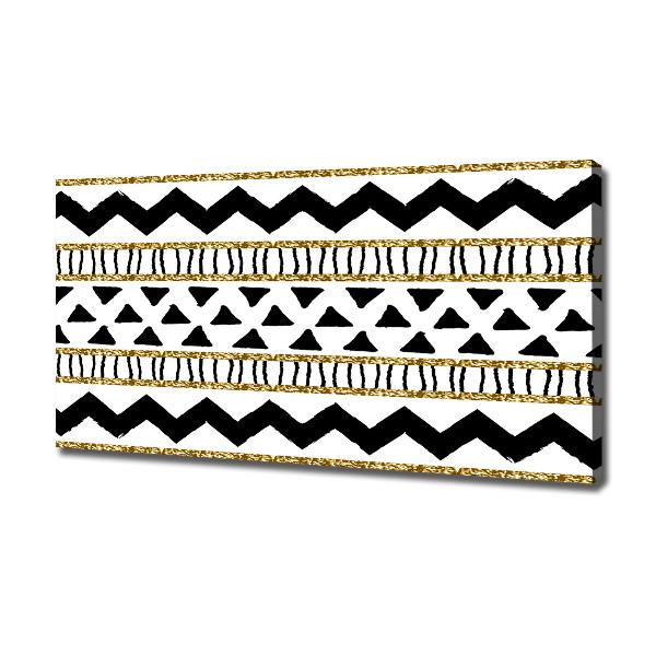 Cuadro canvas con impresión uv duradera horizontal origen étnico
