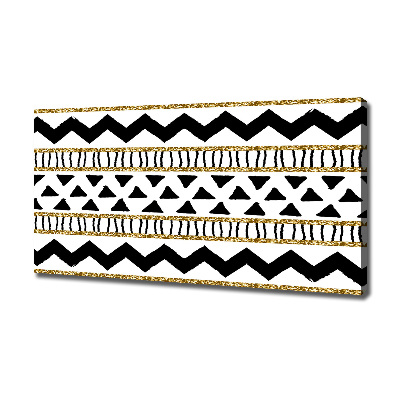 Cuadro canvas con impresión uv duradera horizontal origen étnico