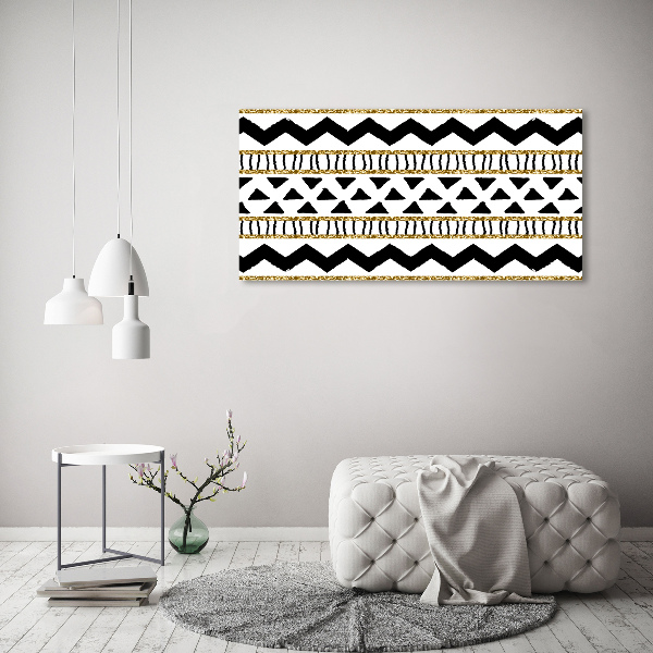 Cuadro canvas con impresión uv duradera horizontal origen étnico