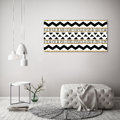 Cuadro canvas con impresión uv duradera horizontal origen étnico