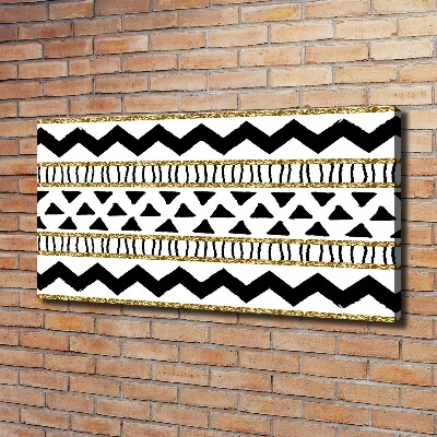 Cuadro canvas con impresión uv duradera horizontal origen étnico