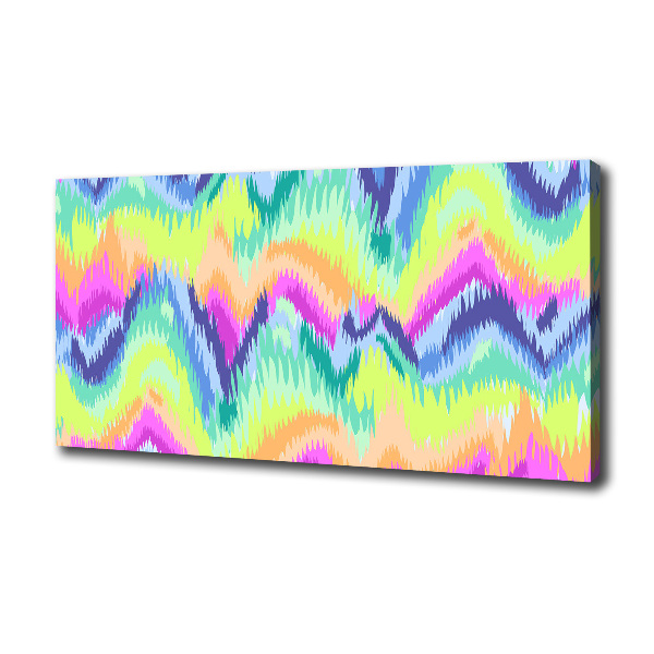 Cuadro canvas moderno de gran formato horizontal Fondo de arcoíris