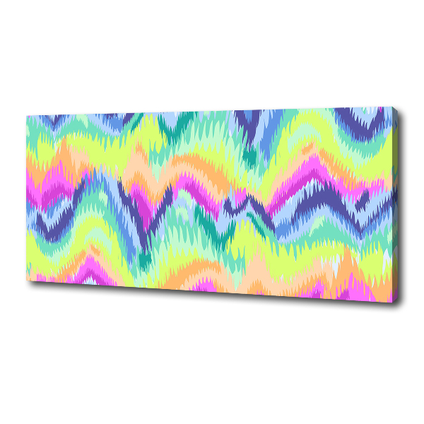 Cuadro canvas moderno de gran formato horizontal Fondo de arcoíris