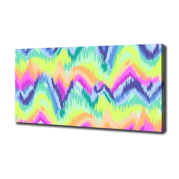 Cuadro canvas moderno de gran formato horizontal Fondo de arcoíris