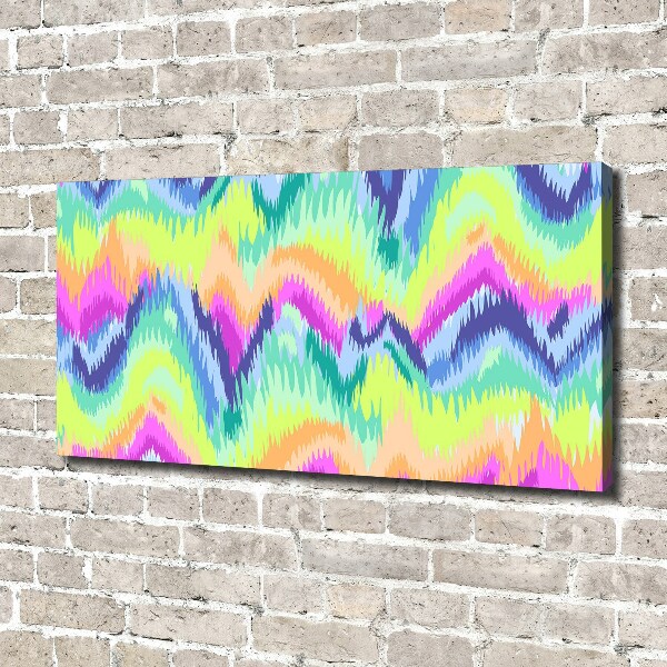 Cuadro canvas moderno de gran formato horizontal Fondo de arcoíris