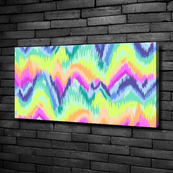Cuadro canvas moderno de gran formato horizontal Fondo de arcoíris