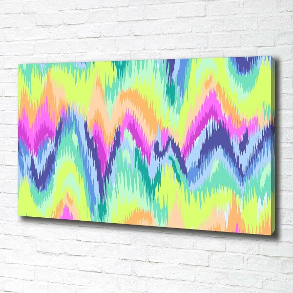 Cuadro canvas moderno de gran formato horizontal Fondo de arcoíris