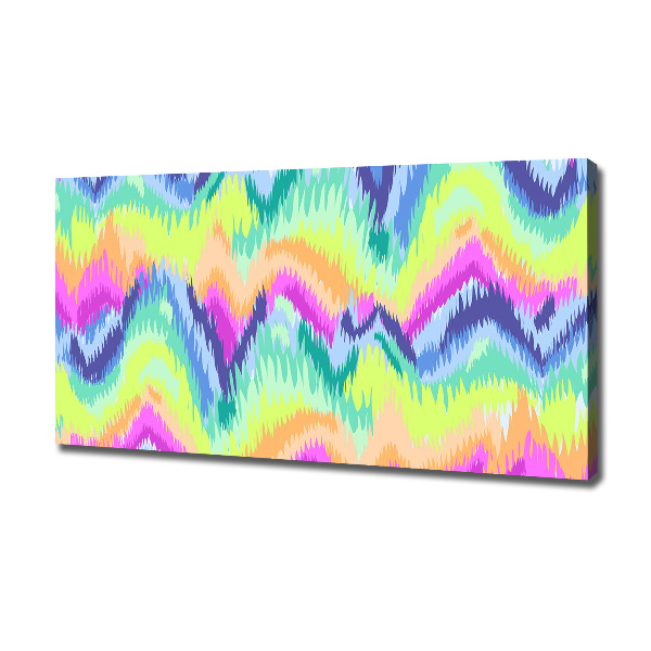 Cuadro canvas moderno de gran formato horizontal Fondo de arcoíris