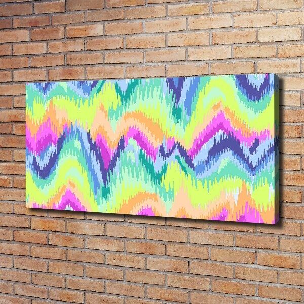 Cuadro canvas moderno de gran formato horizontal Fondo de arcoíris