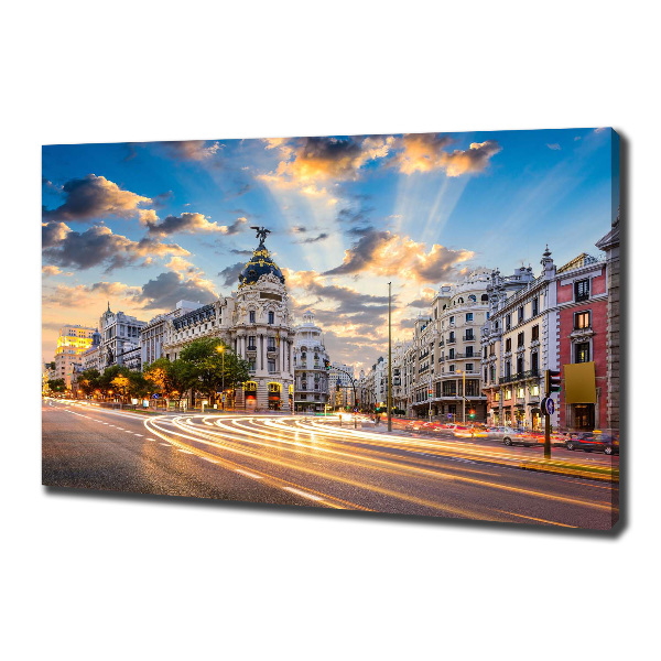 Fotocuadro en lienzo de alta calidad horizontal Madrid, España