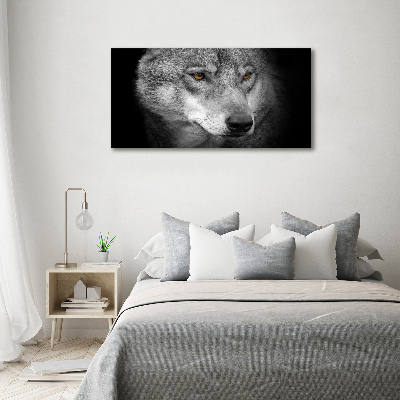Foto en lienzo con acabado profesional horizontal Lobo