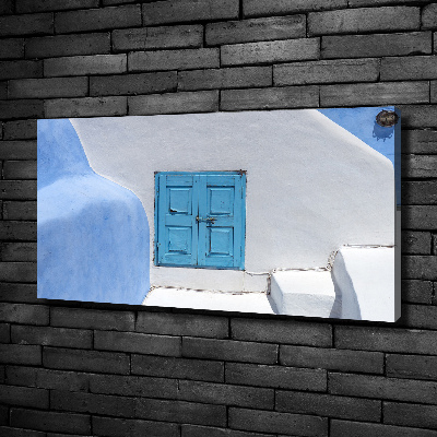 Foto en lienzo con acabado profesional horizontal Santorini, Grecia