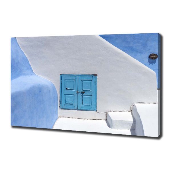Foto en lienzo con acabado profesional horizontal Santorini, Grecia