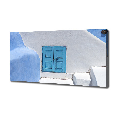 Foto en lienzo con acabado profesional horizontal Santorini, Grecia