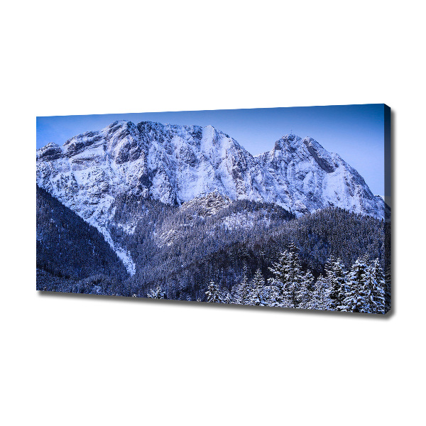 Cuadro canvas moderno de gran formato horizontal Montañas Tatra de Giewont