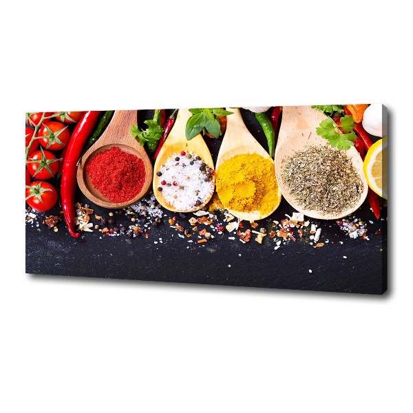 Cuadro canvas moderno de gran formato horizontal Mezcla de especias