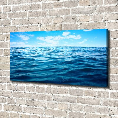 Cuadro canvas con impresión uv duradera horizontal Agua de mar
